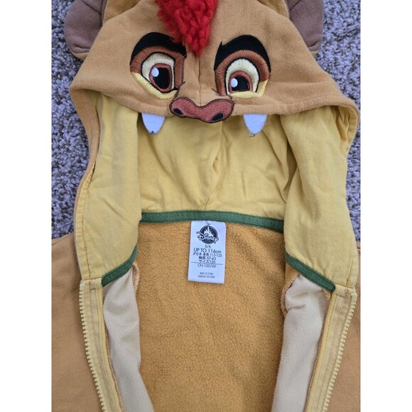 DISNEY Kids Lion King Hoodie “Simba” Size 5/6T - Picture 3 of 5